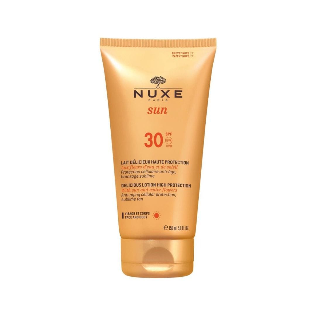 NUXE SUN – LAIT DÉLICIEUX HAUTE PROTECTION SPF30 150ML