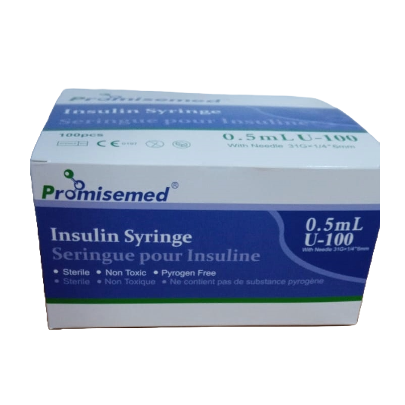 PROMISEMED SERINGUE INSULINE 0.5ML U-100 SACHET