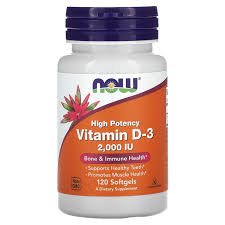 NOW FOODS Vitamine D-3 2000 IU