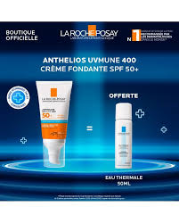 OFFRE La Roche Posay Pack Anthelios Crème Hydratante SPF50+ avec Eau Thermale 50 ml offerte