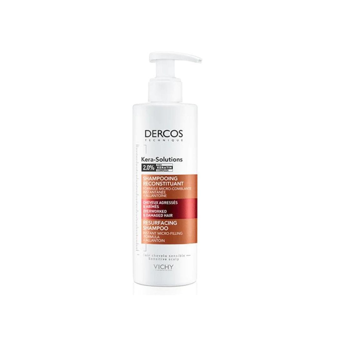 Vichy Dercos Kera-Solutions Shampoing Reconstituant Cheveux Secs et Abîmés | 250ml