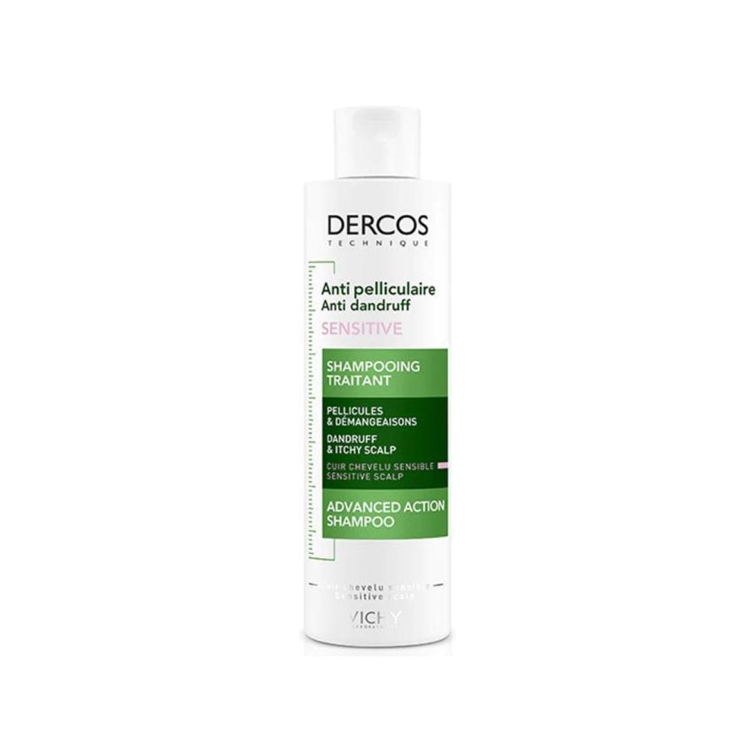 Vichy Dercos Shampoing Traitant Anti-Pelliculaire Sensitive Cuir Chevelu Sensible | 200ml