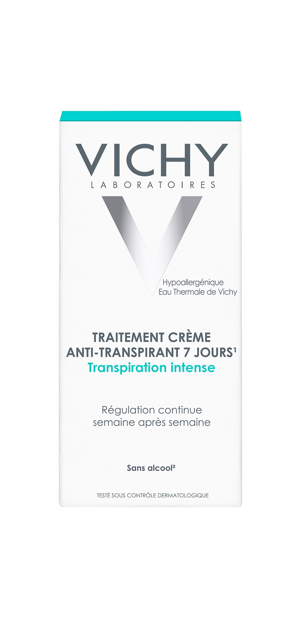 Vichy Dermo-Tolérance Traitement Crème Anti-Transpirant 7 Jours Tous Types de Peaux | 30ml