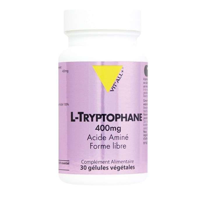 VITALL+ L TRYPTOPHANE 400 MG 30 GELULES VEGETALES