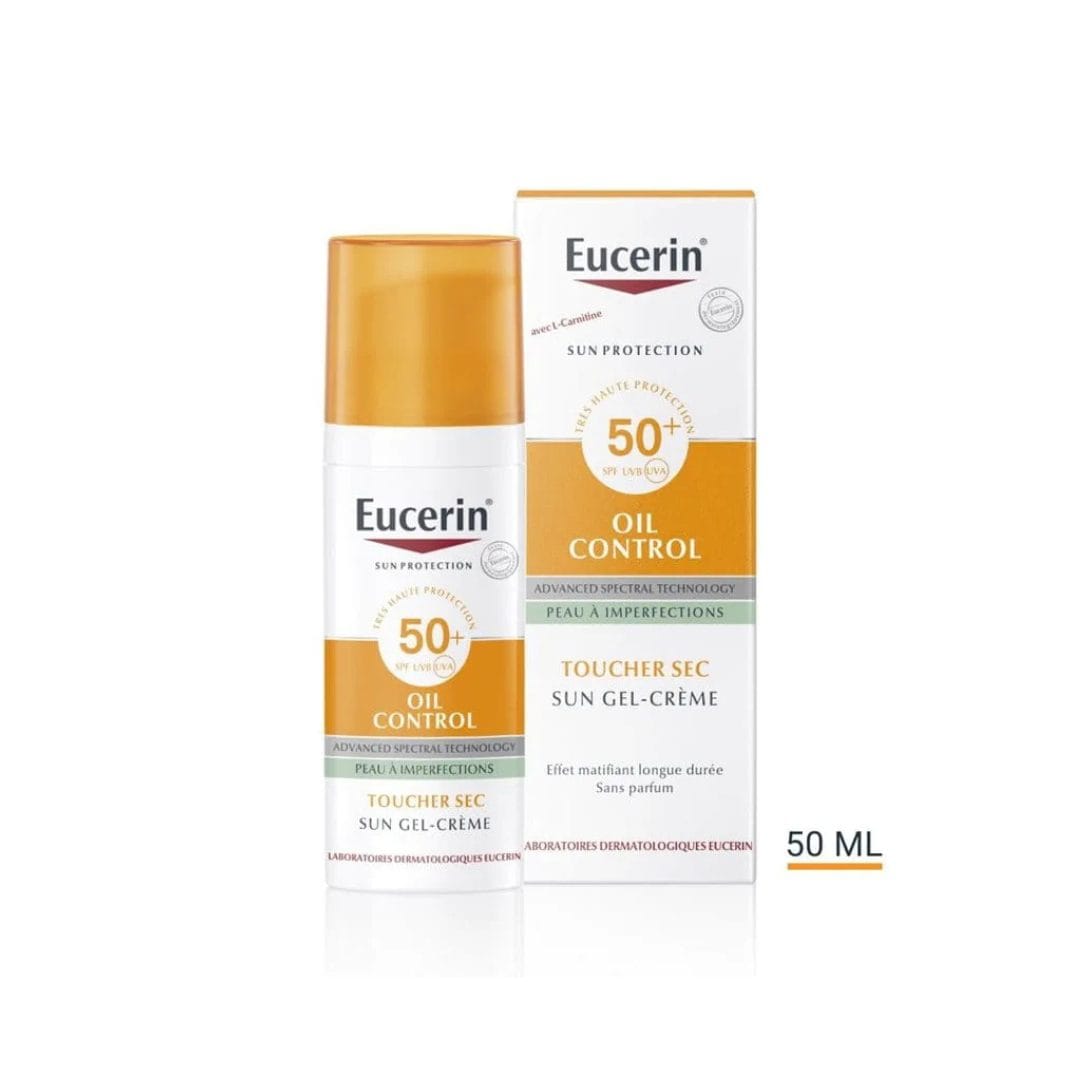 EUCERIN SUN TOUCHER SEC GEL CREME OIL CONTROL SPF50+