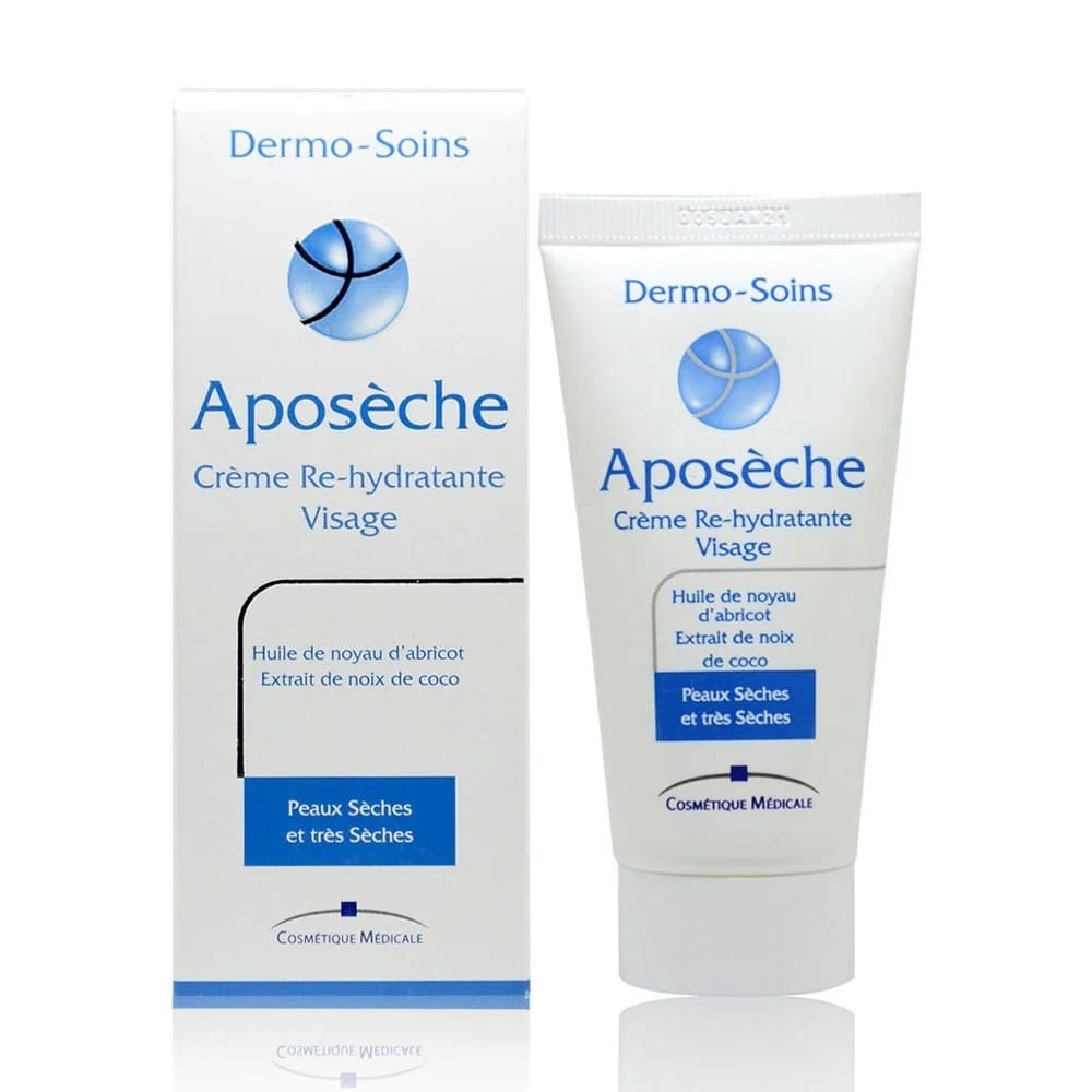 DERMO-SOINS APOSÈCHE CRÈME RE-HYDRATANTE VISAGE 50ML