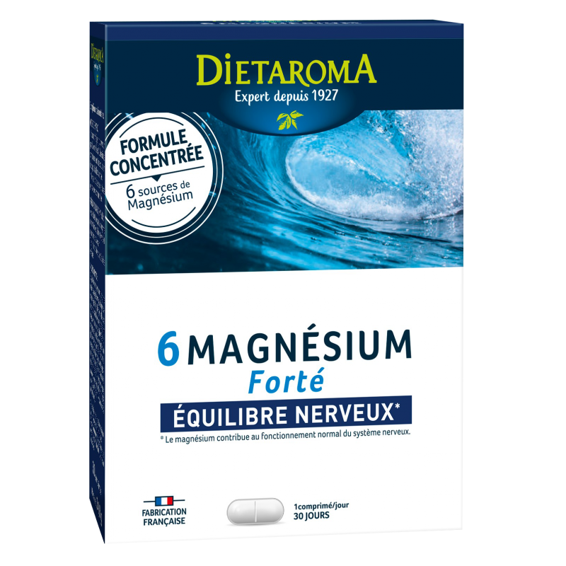 DIETAROMA 6 MAGNESIUM FORTE EQUILIBRE NERVEUX 30 COMPRIMES