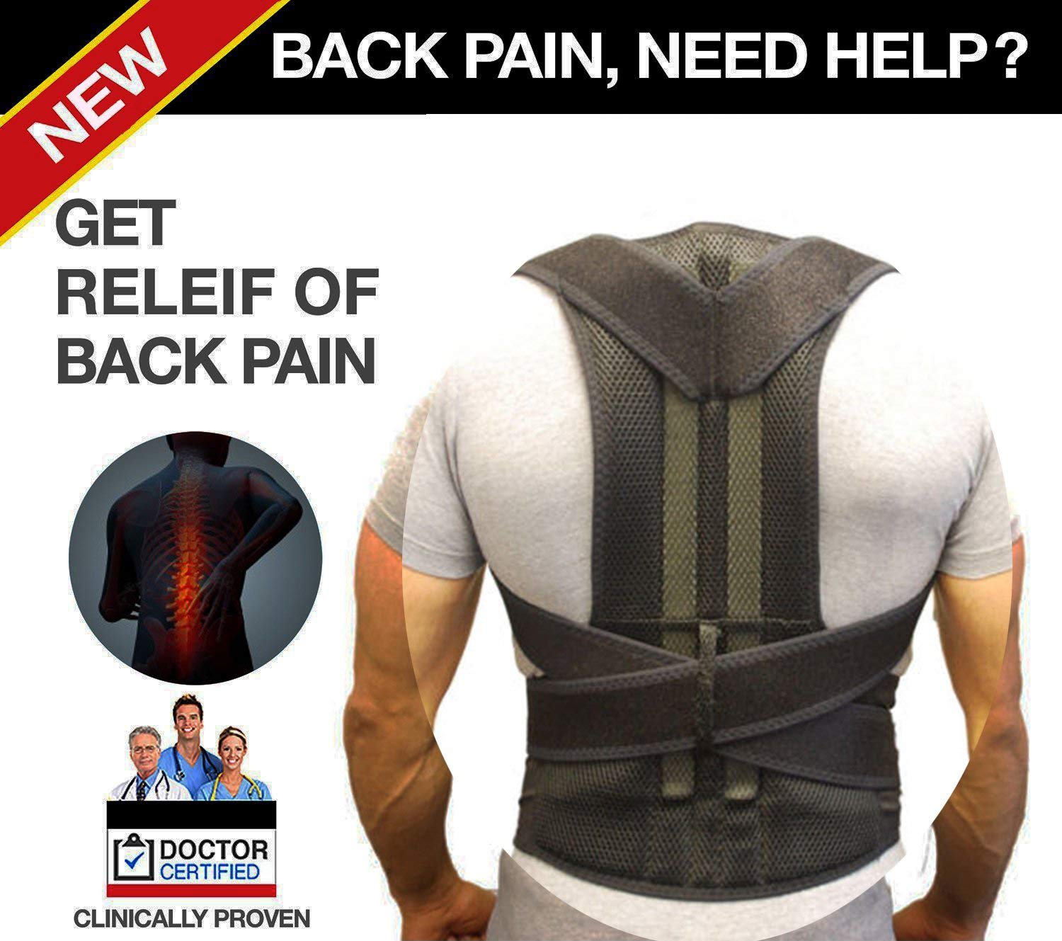 BACK PAIN.NEED HELP-CEINTURE SOUTIEN DOS-121