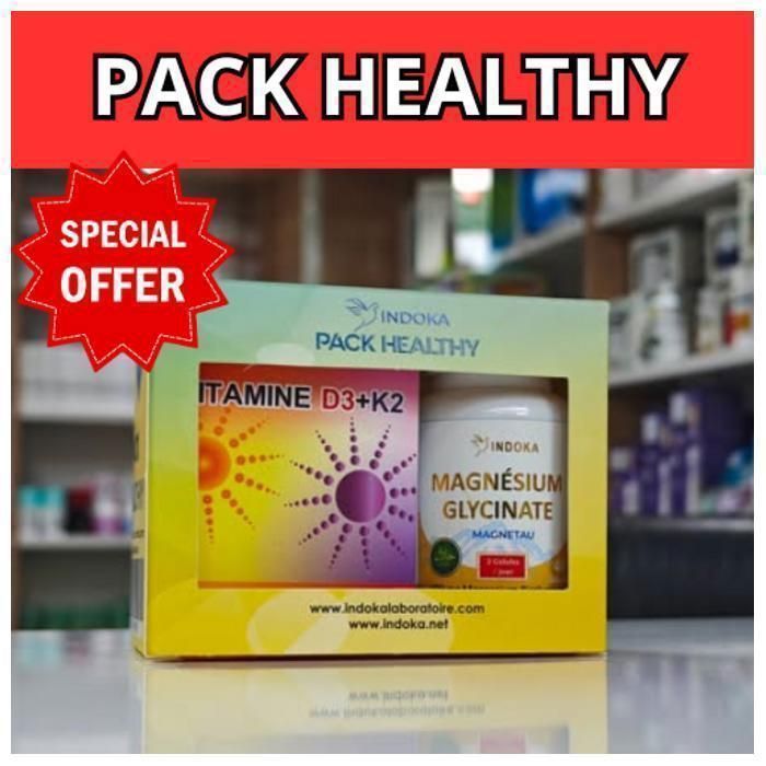 Indoka Pack – Magnésium Glycinate + Vitamine D3+K2
