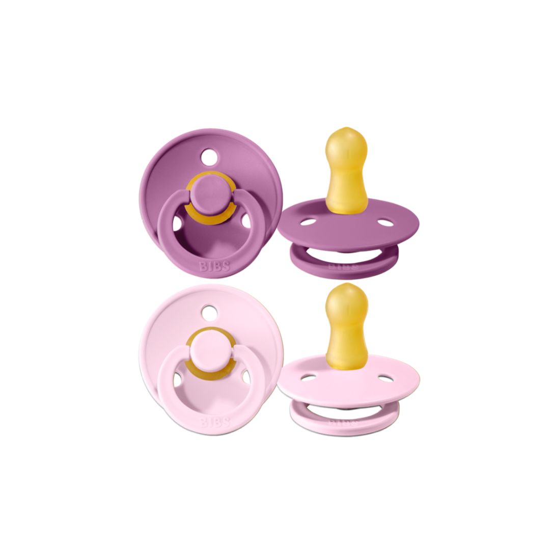 BIBS Sucette 6-18mois Lavender / Baby Pink 2 pièces