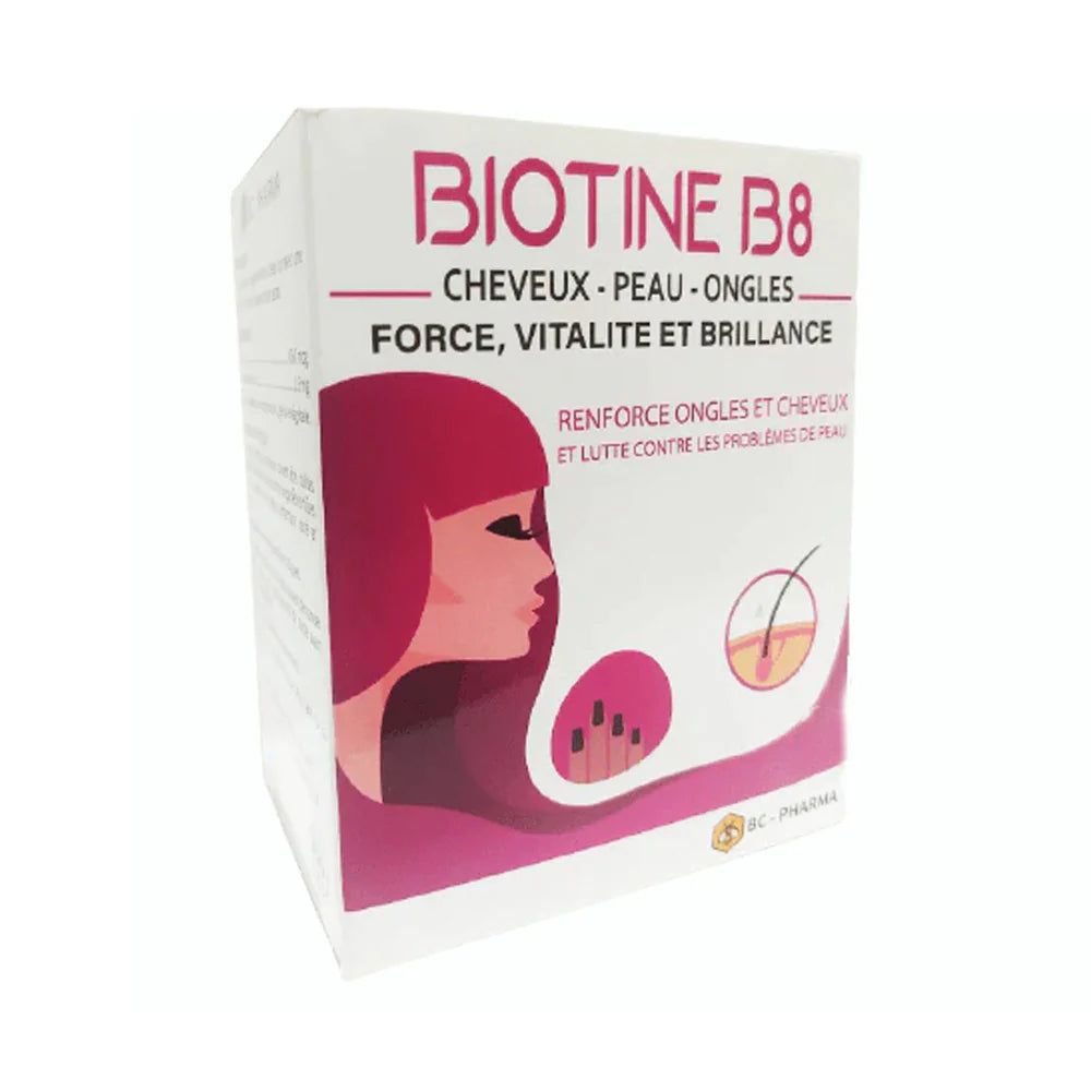 BC PHARMA BIOTINE B8 FORTIFIANTE 40 GÉLULES
