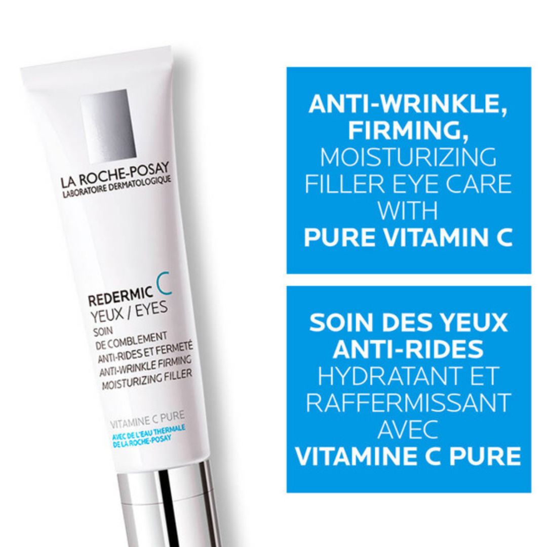 La Roche-Posay Redermic C Yeux Soin Anti-Rides Peau Sensible | 40ml