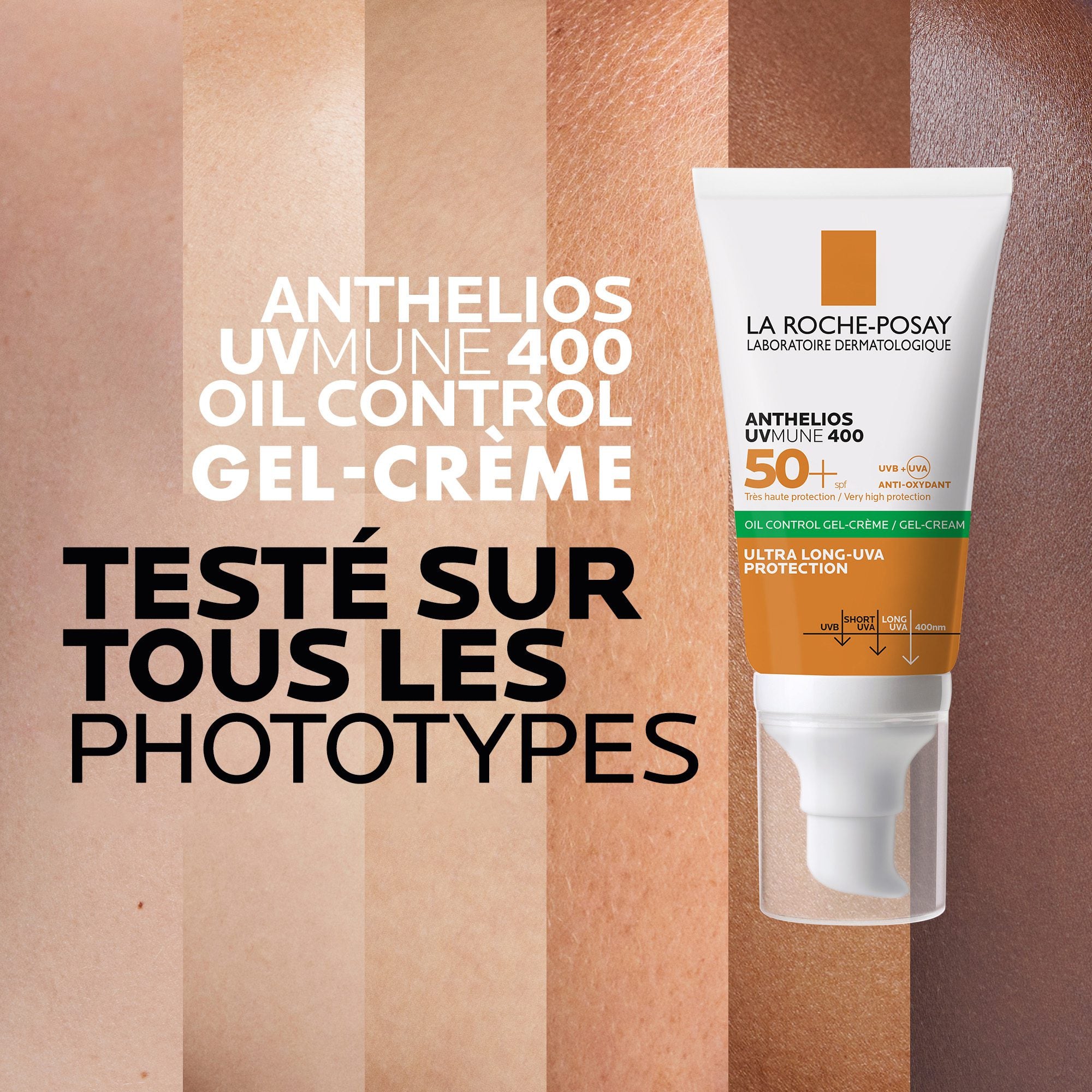 La Roche-Posay Anthelios XL Crème Solaire Matifiante Invisible SPF50+ Peau Mixte à Grasse Acnéique | 50ml