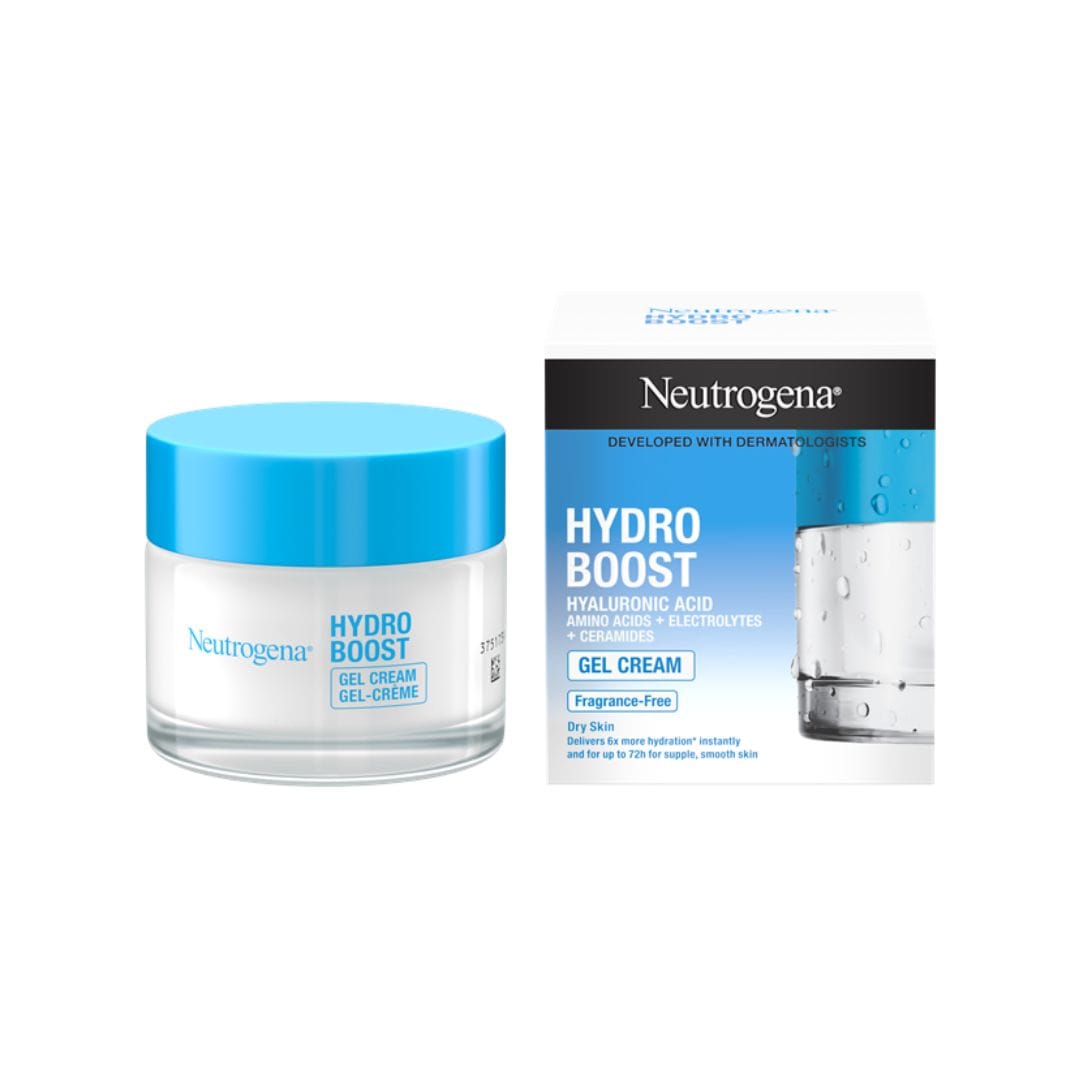 Neutrogena Hydro Boost Gel-Crème Hydratant – Soin intensif pour peaux sèches et sensibles – 50ml