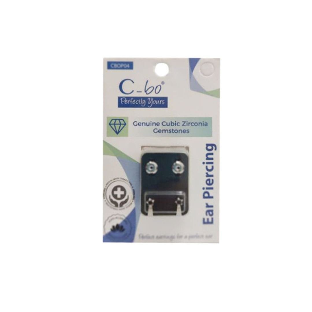 OR BLEUC-BO PIERCING STUDS ZIRCON