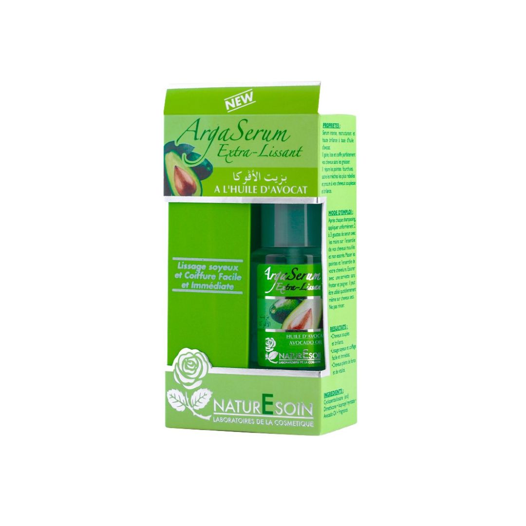 NATURESOIN ArgaSerum Serum capillaire 50ml –Huile d’avocat