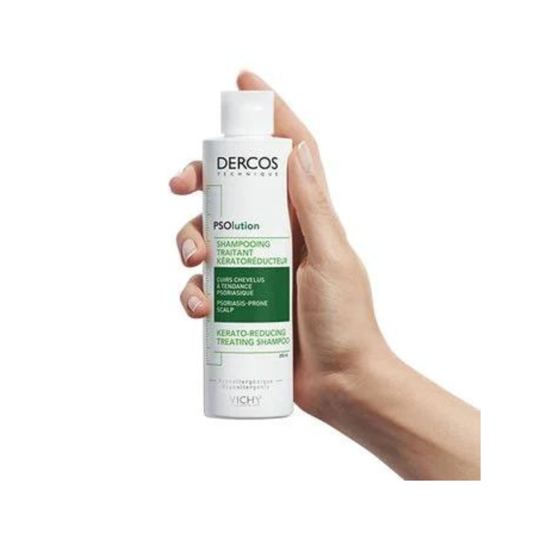 VICHY | DERCOS TECHNIQUE | SHAMPOOING PSOLUTION Pour les cuirs chevelus à tendance psoriasique | 200ml