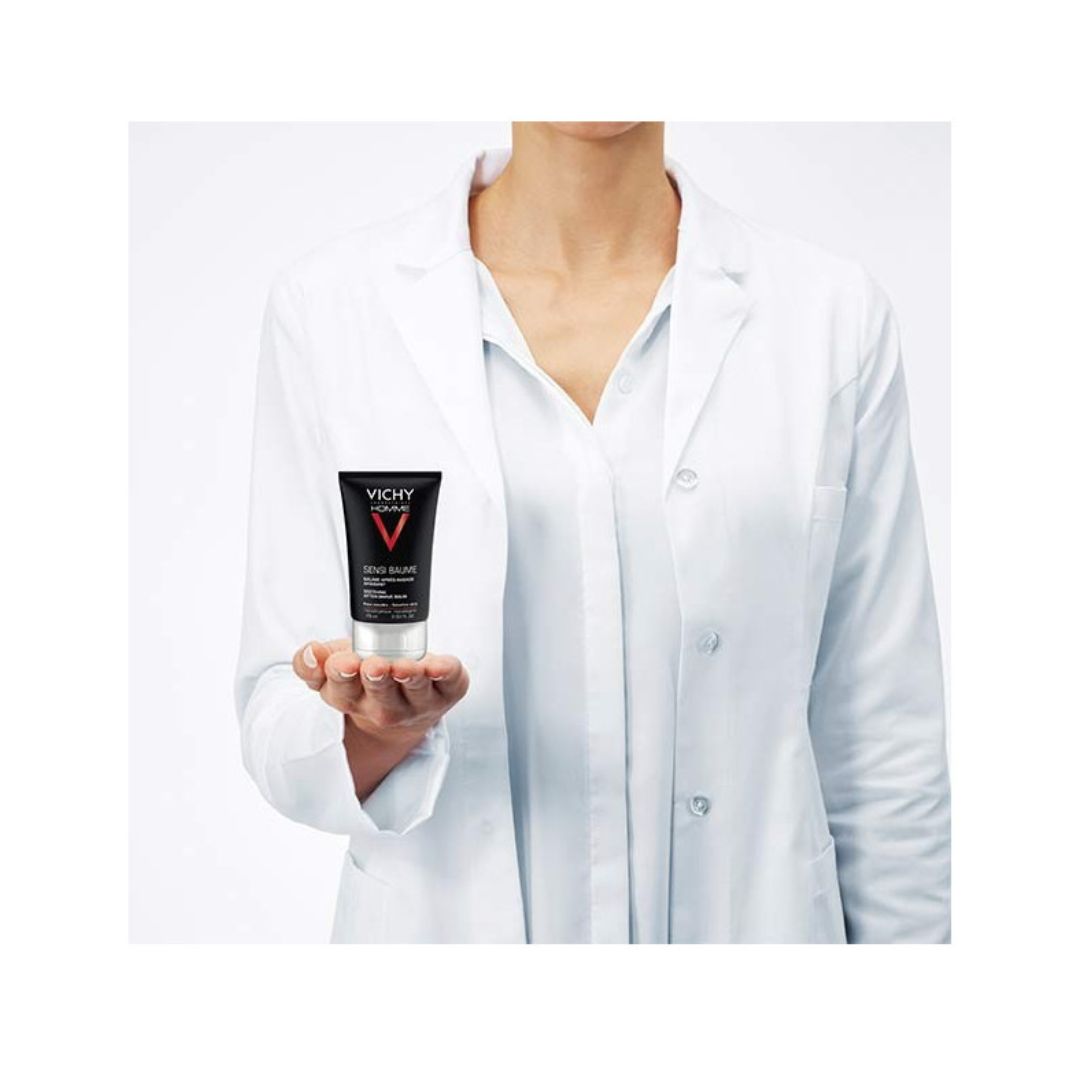 Vichy Homme Sensi-Baume Ca. Baume Après-Rasage Fortifiant Peau Sensible | 75ml