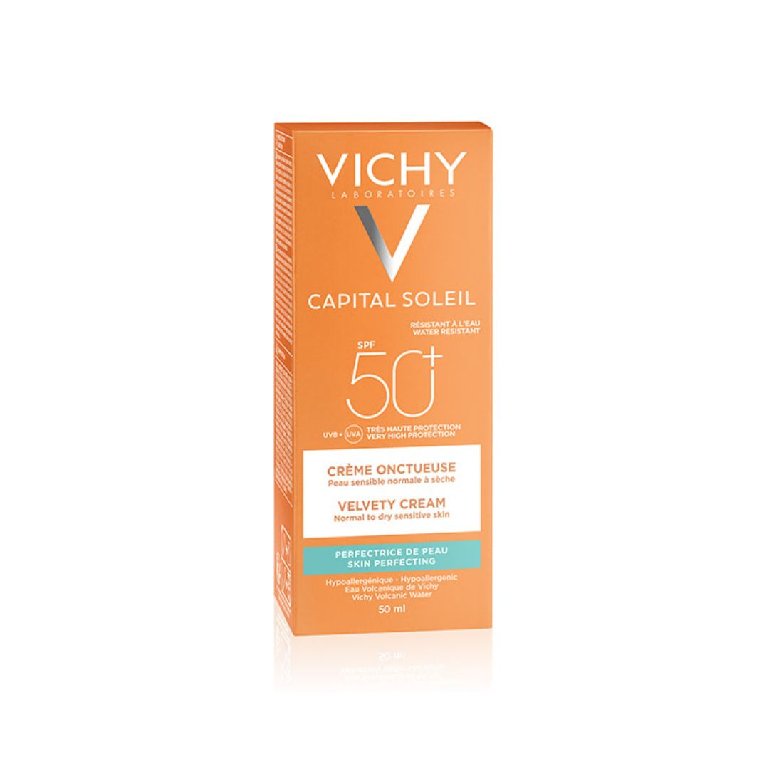 Vichy Capital Soleil Crème Onctueuse SPF50+ Peau Sensible Normale à Sèche | 50ml