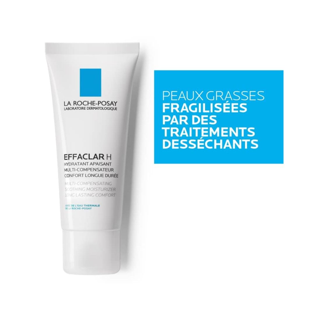 La Roche-Posay Effaclar H Crème Hydratante Peau Grasse Desséchée | 40ml