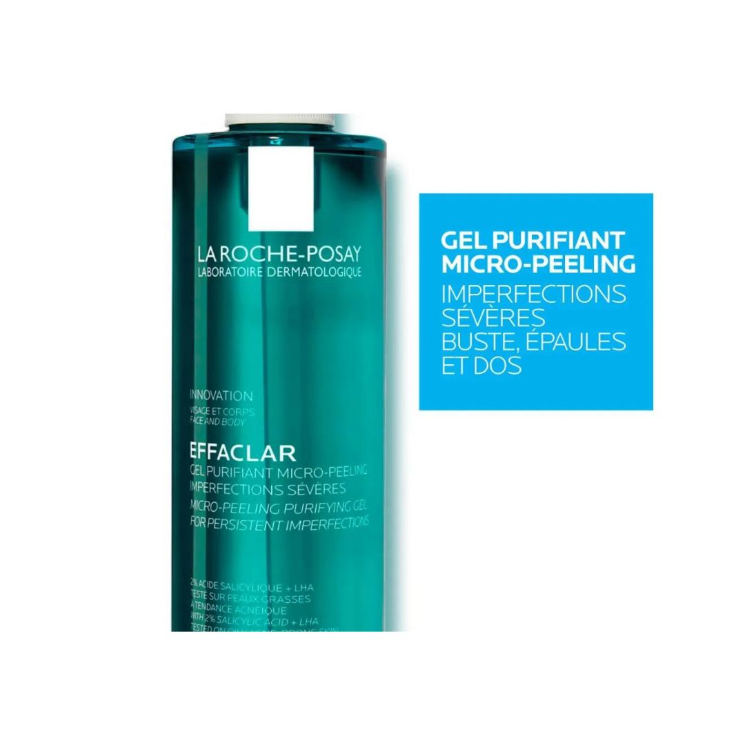 La Roche-Posay Effaclar Gel Purifiant Micro-Peeling Peau Grasse Acnéique | 400ml