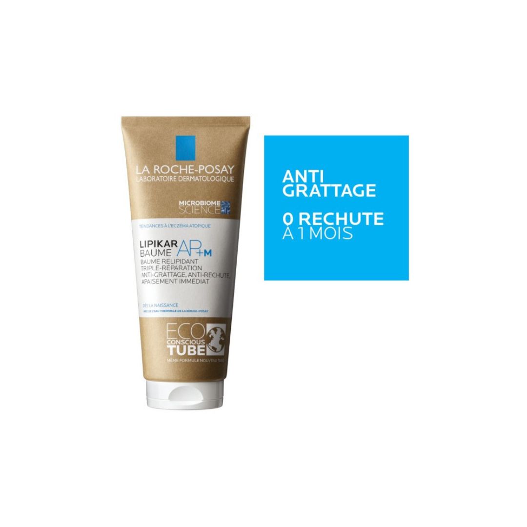 La Roche-Posay Lipikar Baume AP+M Tube Eco-Responsable Peau Sèche et Eczéma Atopique | 200ml