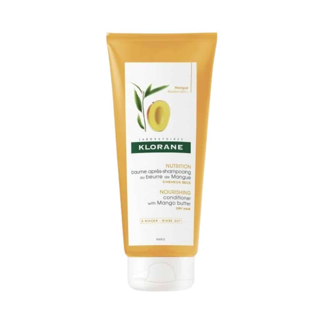 Klorane – Baume Après-shampoing Nutrition au beurre de Mangue – Cheveux secs