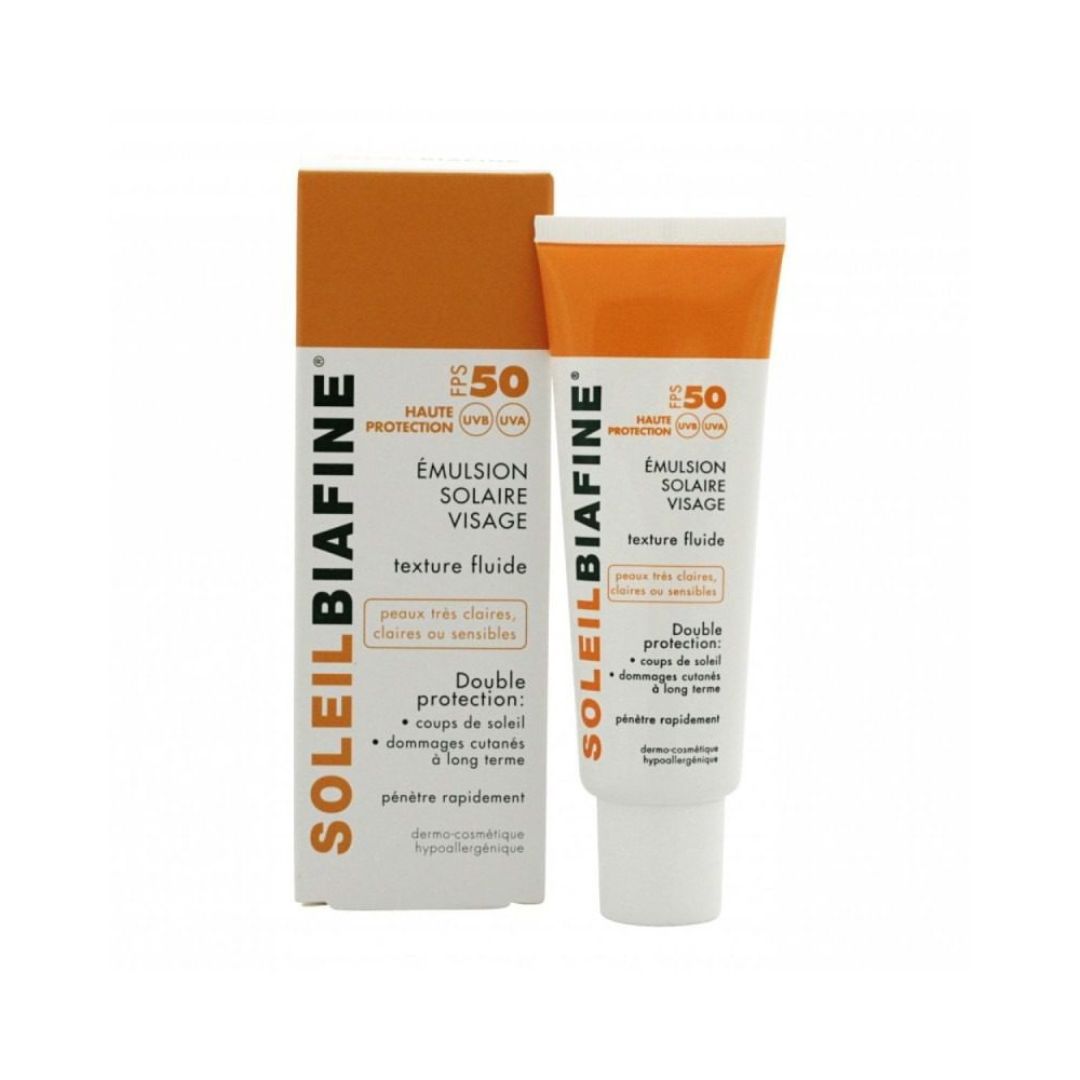 Biafine Emulsion Solaire Visage SPF 50+ 50 ML