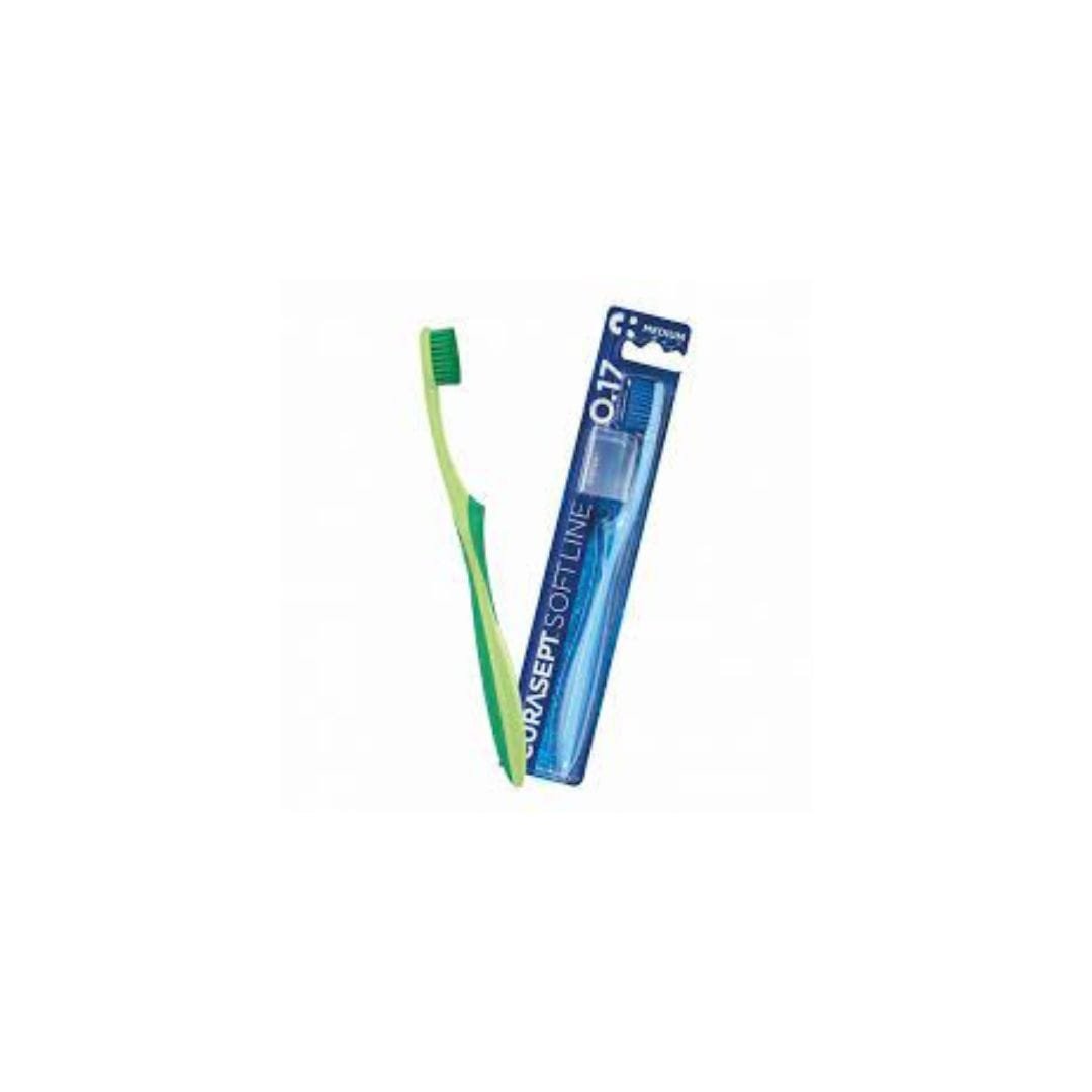 CURASEPT BROSSE À DENTS SOFTLINE MEDIUM 017 BI-PACK