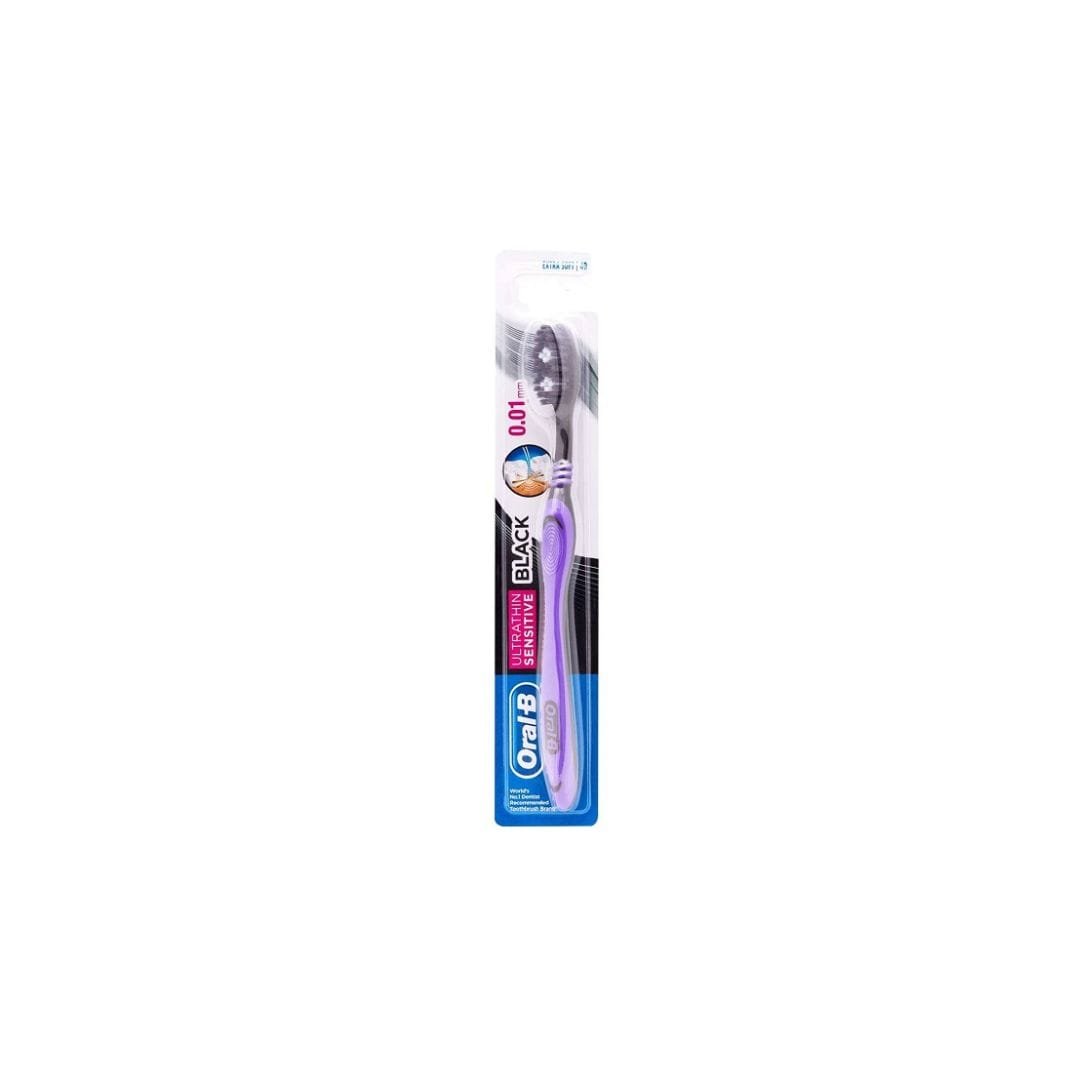 ORAL-B ULTRATHIN SENSITIVE BROSSE À DENTS NOIR