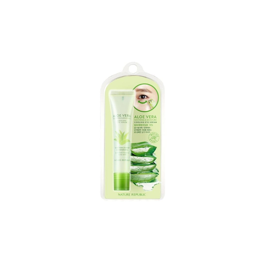 NATURE REPUBLIC SOOTHING & MOISTURE ALOE VERA 74 COOLING EYE SERUM