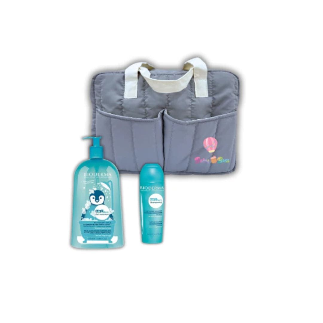 Bioderma Abcderm Pack Gel lavant 1L + Shampooing 200ml + sac offert