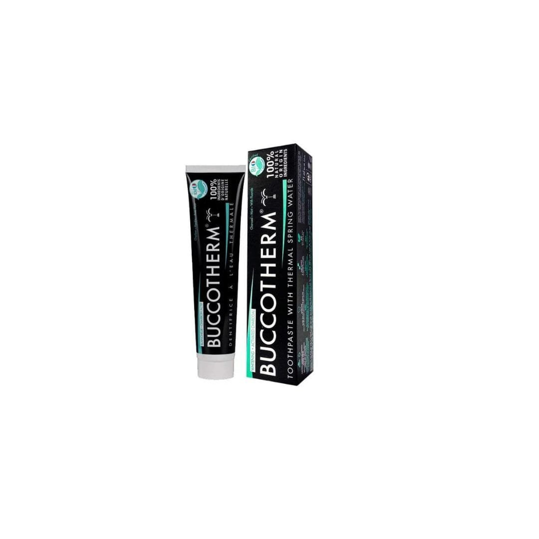 BUCCOTHERM BLANCHEUR CHARBON NOIR BIO 75 ML
