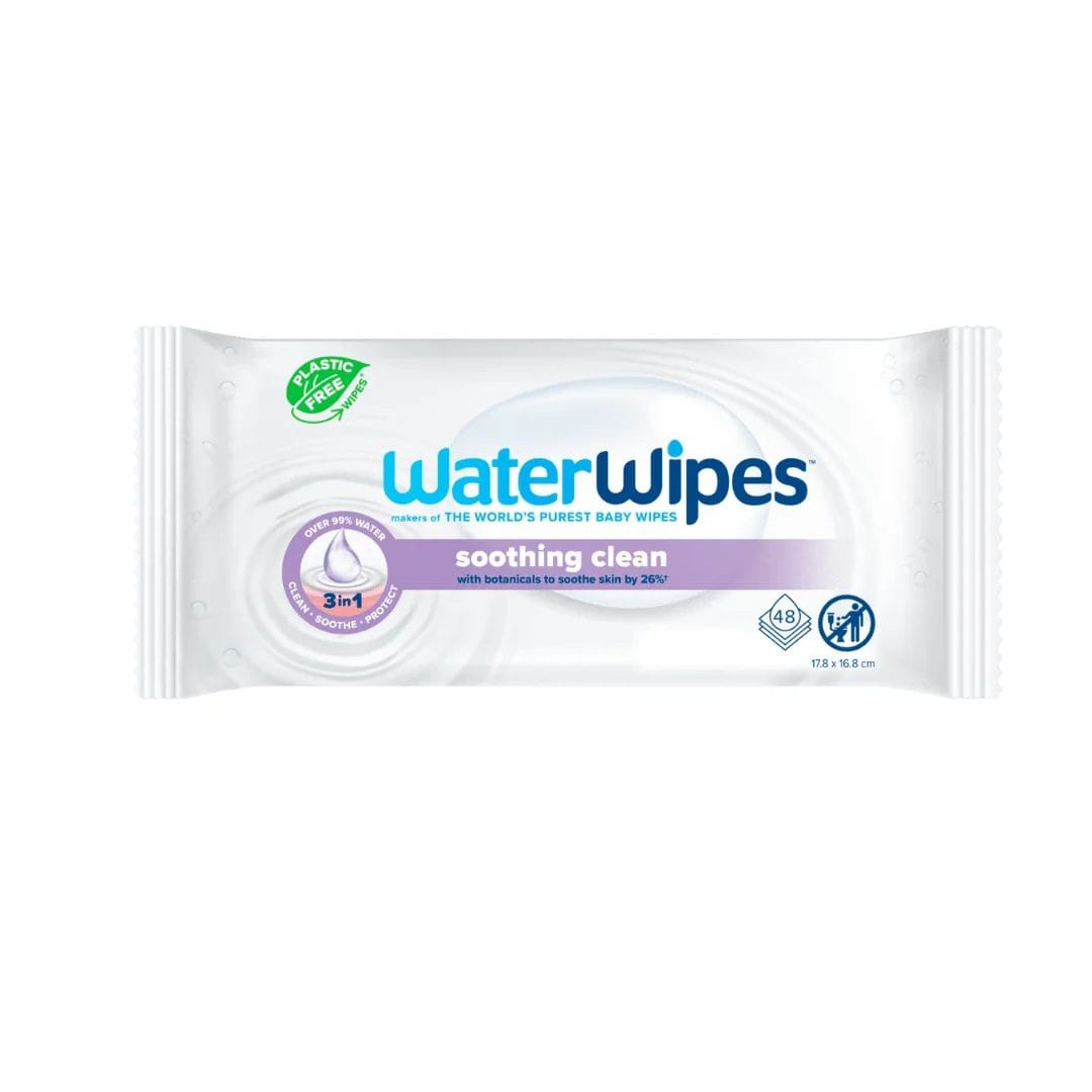 WaterWipes Apaisante Nettoyante – 48 Lingettes Soothing Clean