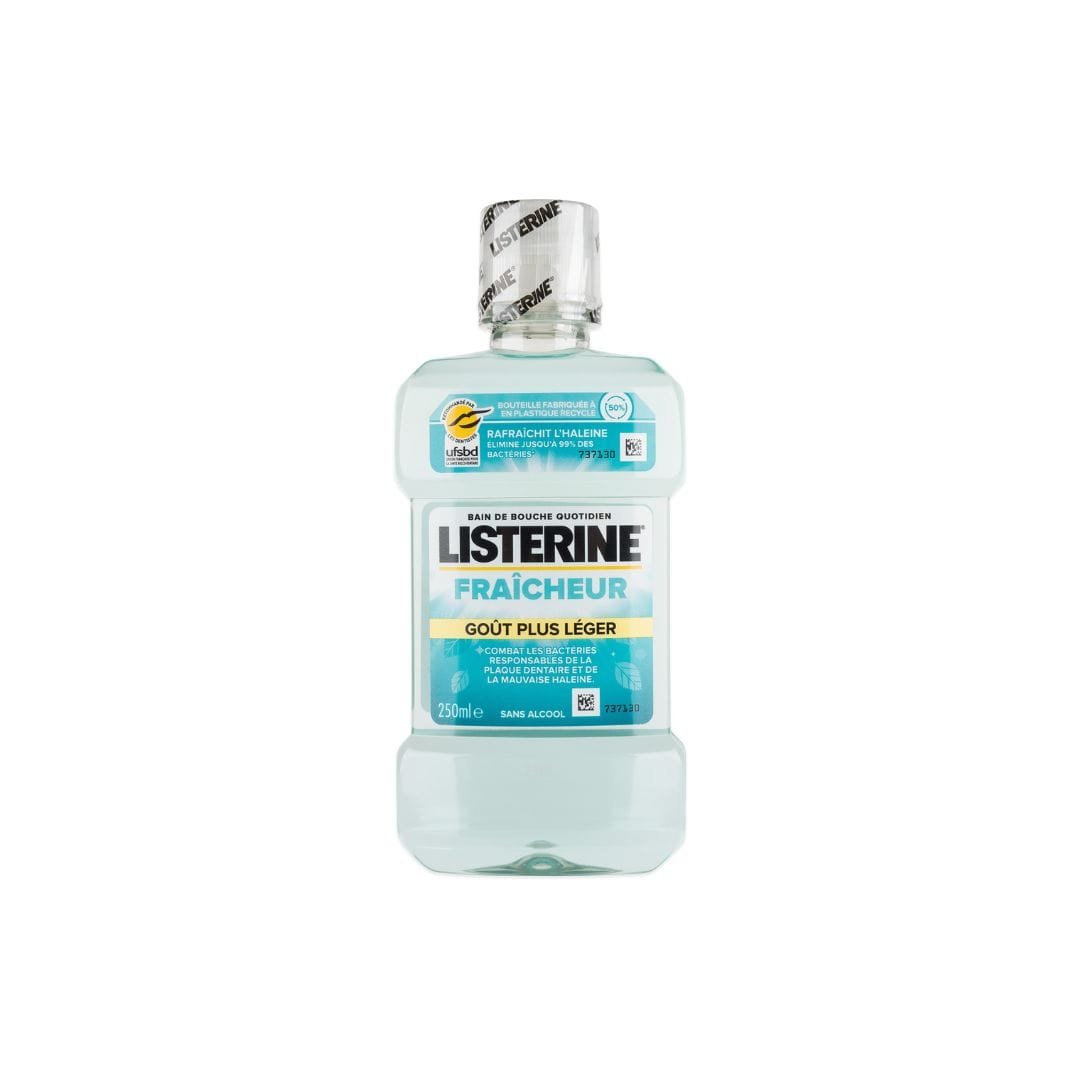 LISTERINE BAIN DE BOUCHE FRAICHEUR SANS ALCOOL 250ML