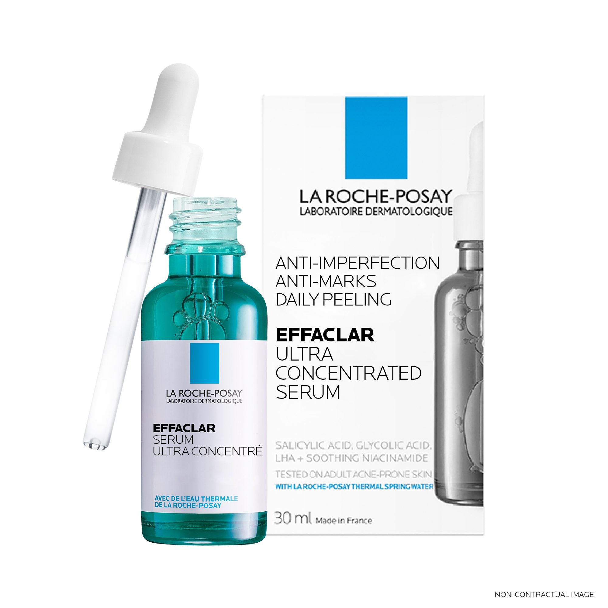 La Roche-Posay Effaclar Sérum à l’acide Salicylique Ultra Concnentré | Peau à tendance acnéique | 30ml