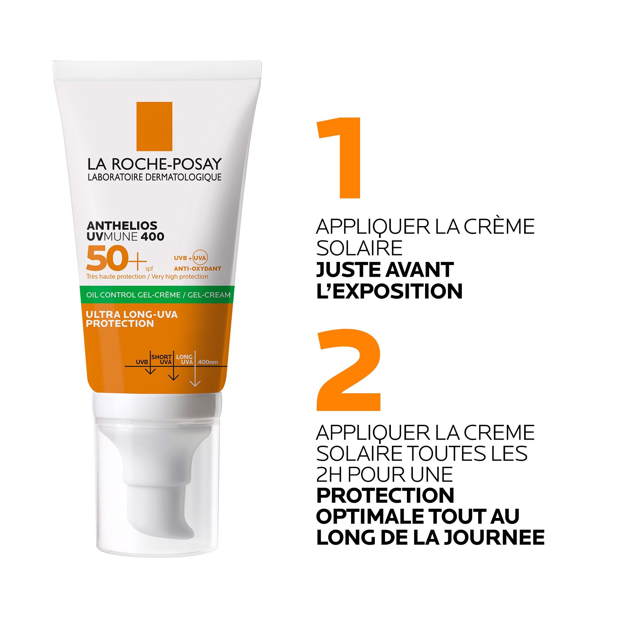 La Roche-Posay Anthelios XL Crème Solaire Matifiante Invisible SPF50+ Peau Mixte à Grasse Acnéique | 50ml
