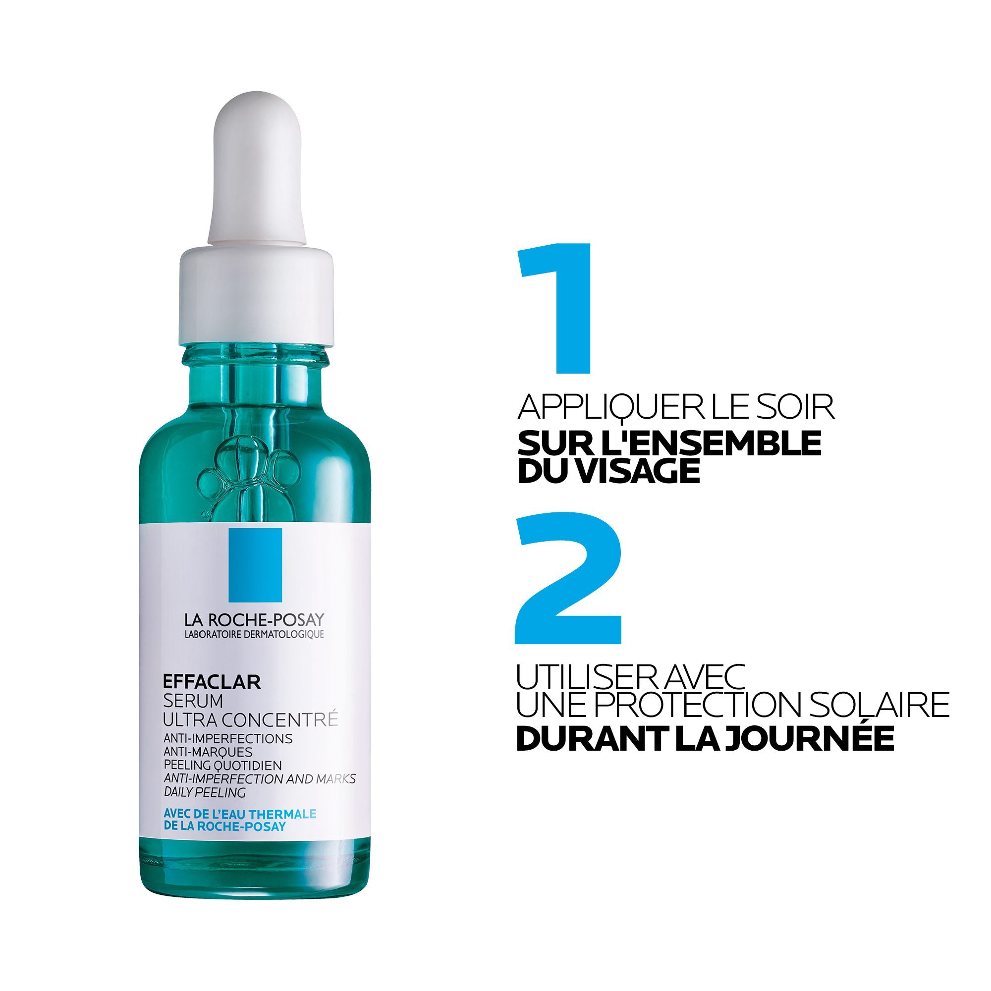 La Roche-Posay Effaclar Sérum à l’acide Salicylique Ultra Concnentré | Peau à tendance acnéique | 30ml