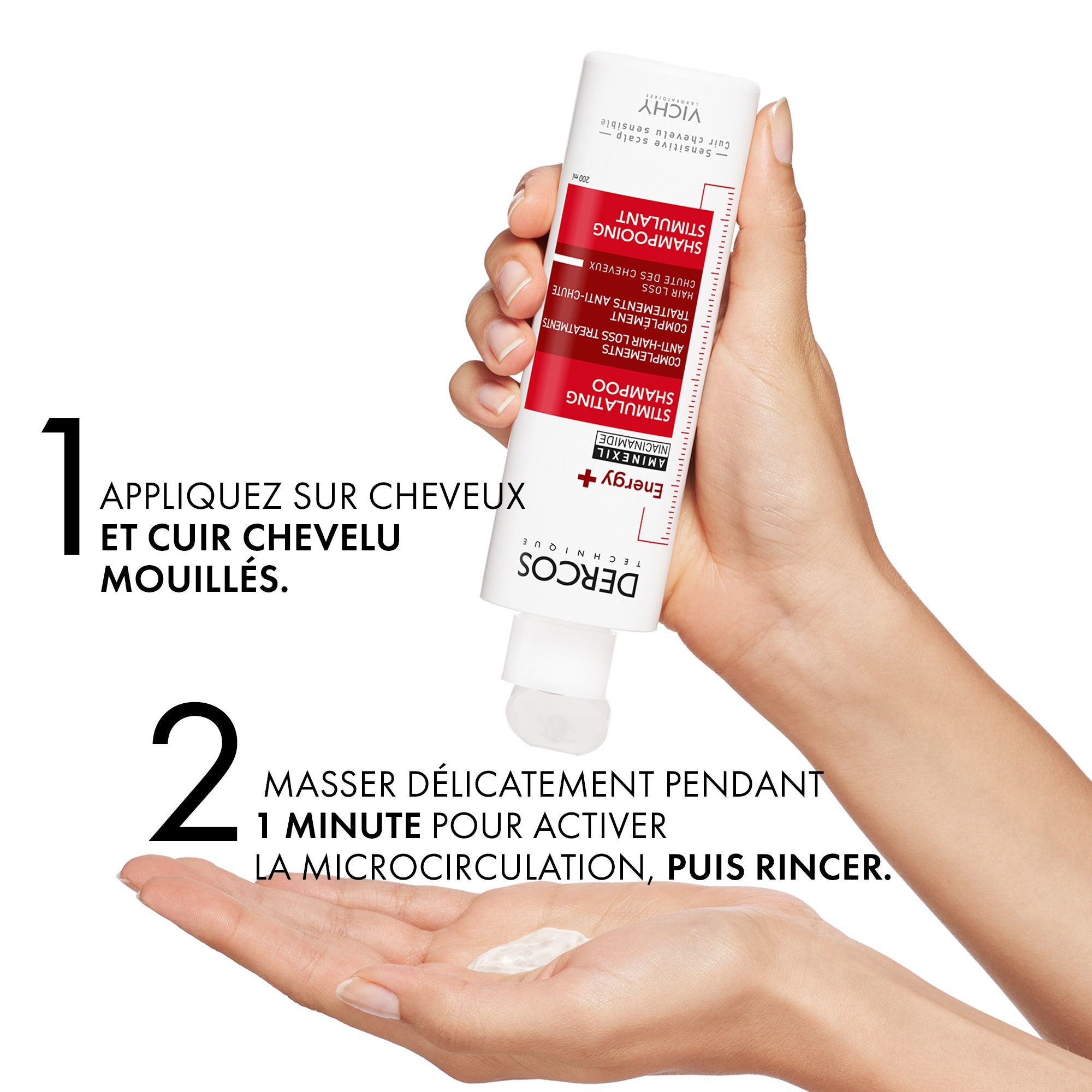 Vichy Dercos Technique ENERGY + Shampooing Stimulant Anti-Chute| 200ml