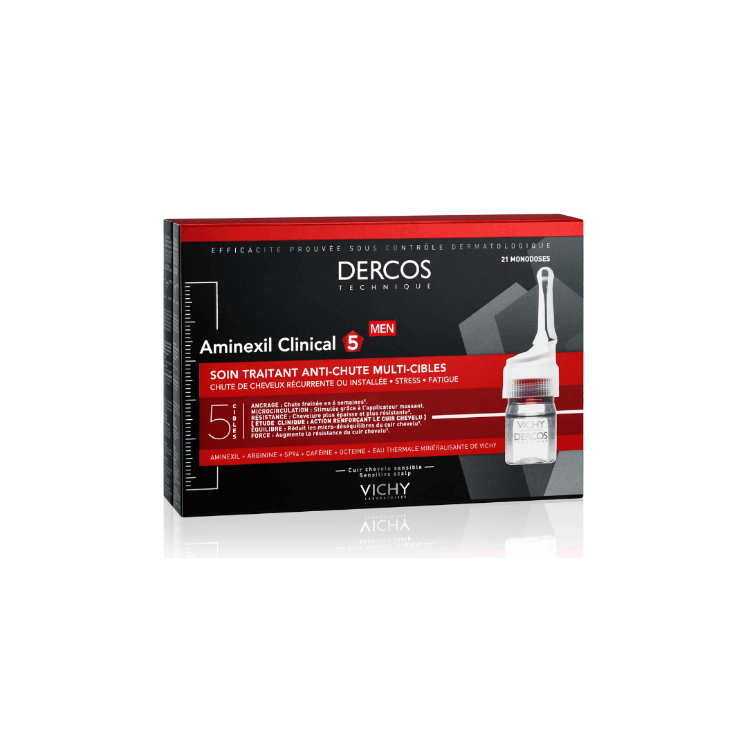 Vichy Dercos Aminexil Clinical Cure Anti-Chute Hommes 21 Ampoules | 21 x 6ml