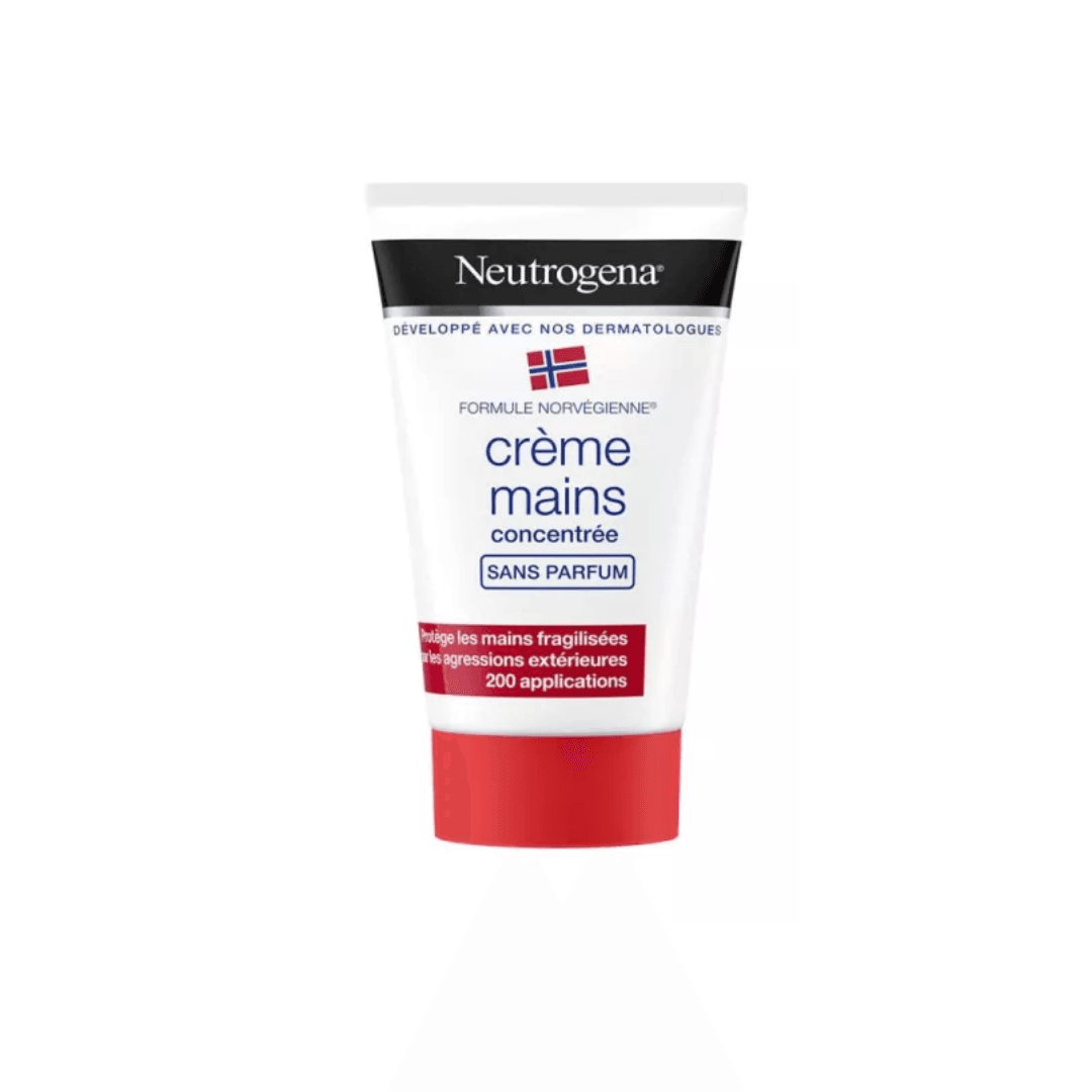 NEUTROGENA Crème Mains Concentrée sans Parfum 50ml – Formule Norvégienne Mains très Sèches et Sensibles