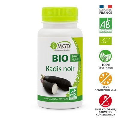 MGD RADIS NOIR BIO 90 GÉLULES