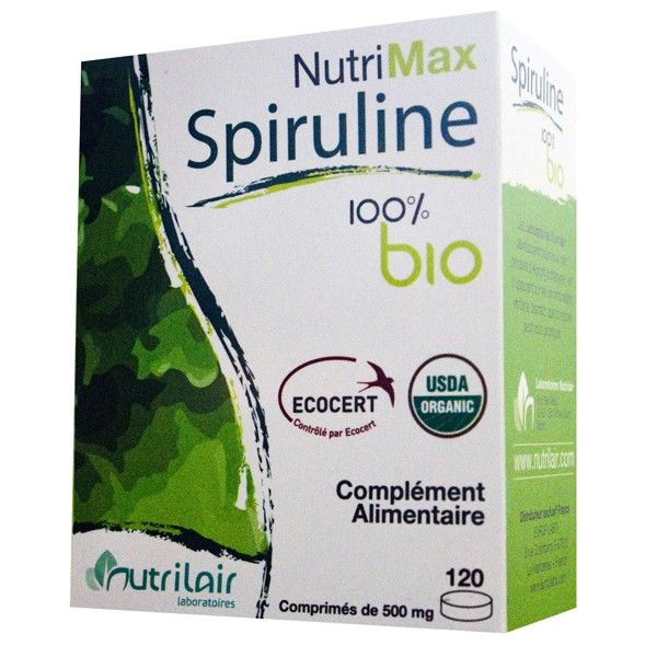 NUTRIMAX SPIRULINE 120 COMPRIMÉS