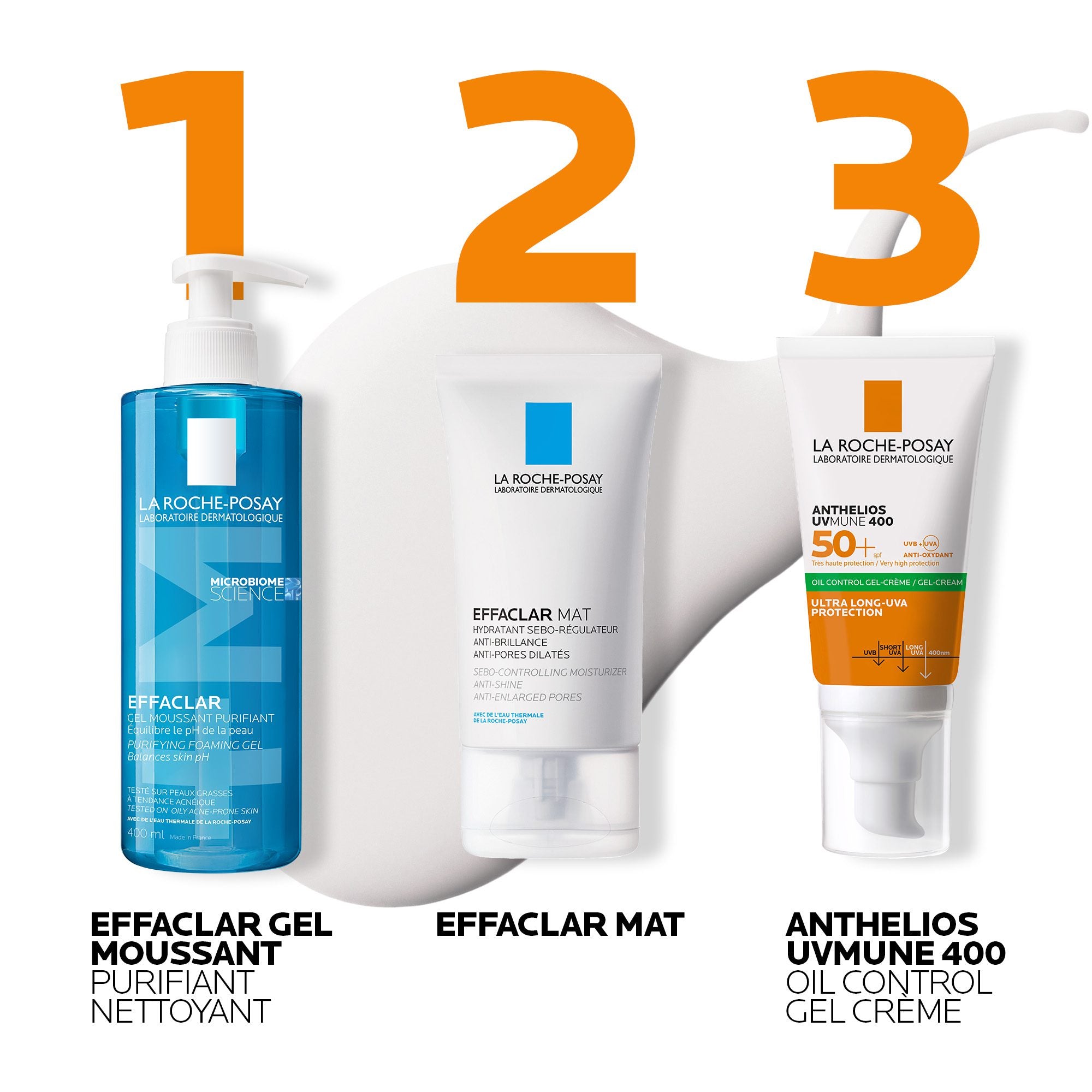 La Roche-Posay Anthelios XL Crème Solaire Matifiante Invisible SPF50+ Peau Mixte à Grasse Acnéique | 50ml