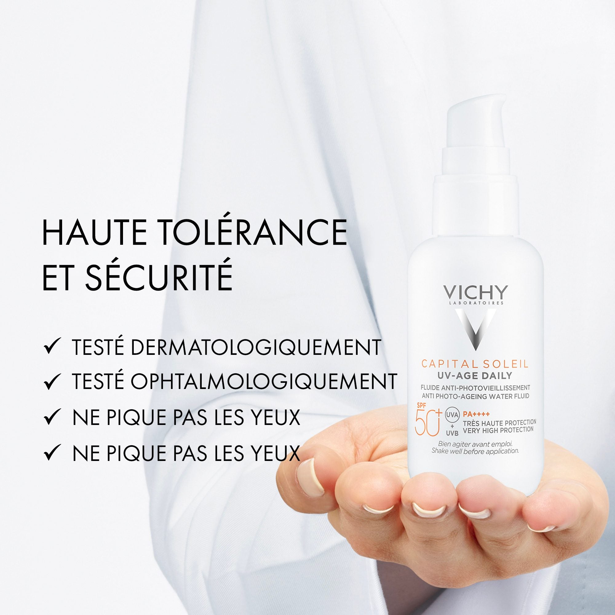 VICHY CAPITAL SOLEIL UV AGE DAILY SPF 50 FLUIDE ANTI PHOTOVIEILLISSEMENT 40 ML
