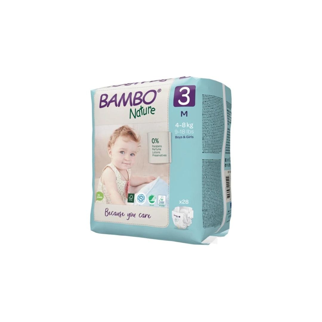 BAMBO NATURE COUCHE T3 ( 4-8KG+ ) 52 UNITÉS