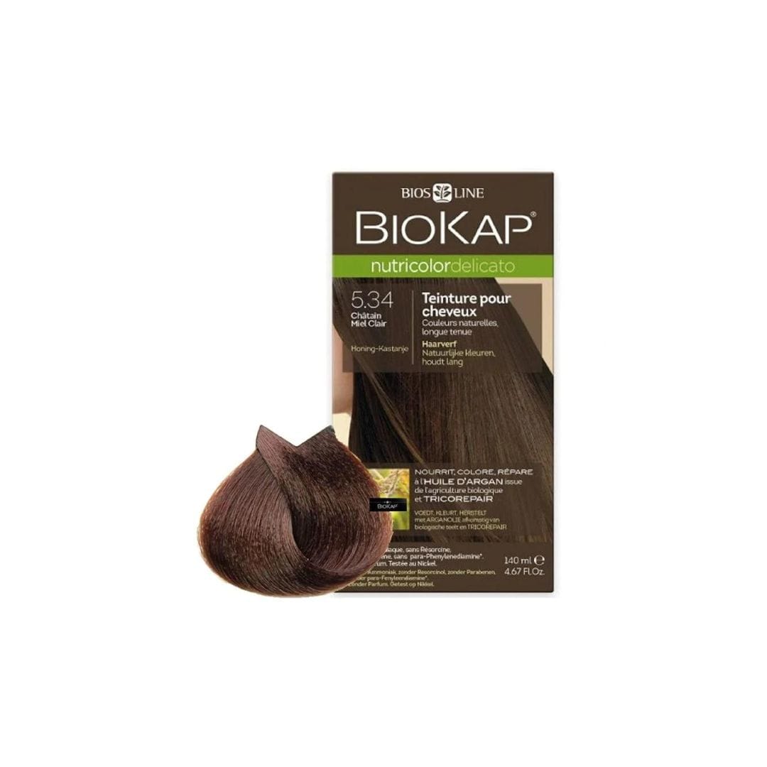 BIOKAP NUTRICOLOR 5.34 CHÃTAIN MIEL CLAIR