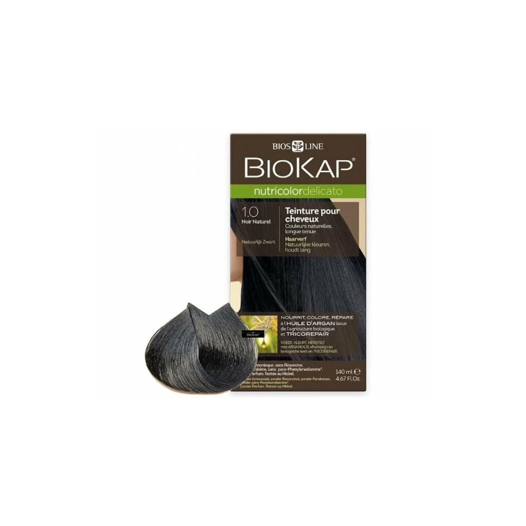 BIOKAP NUTRICOLOR DELICATO 1.0 NOIR NATUREL NEW
