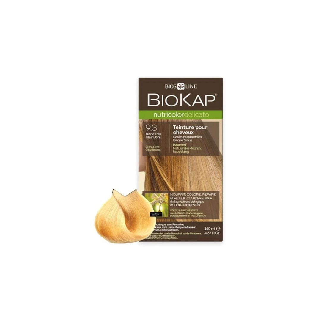 BIOKAP NUTRICOLOR DELICATO 9.30 BLOND TRÈS CLAIR DORÉ