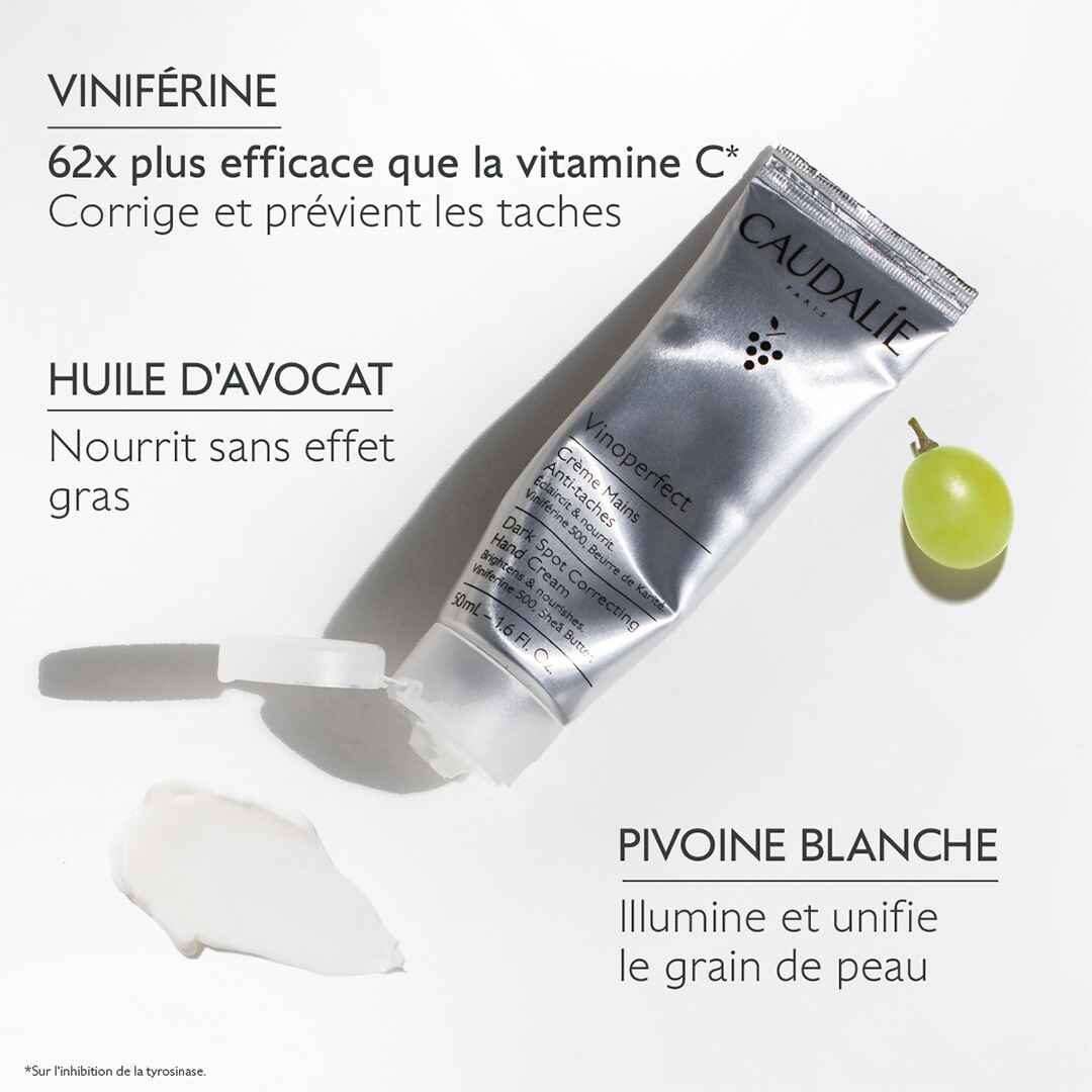 CAUDALIE – Vinoperfect Crème Mains Anti-Taches – 50 mL